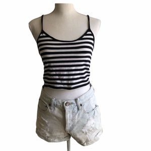 Ambiance Apparel Racer Back Spaghetti Strap Crop